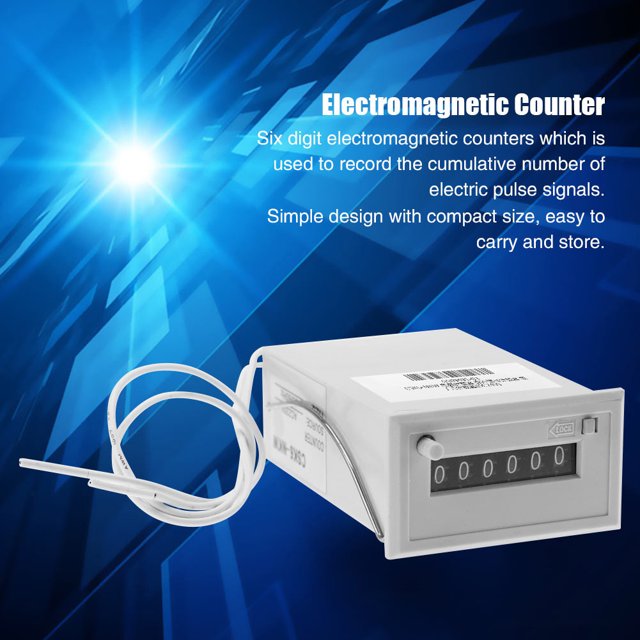 Machinery Pulse Counter, Mini Electromagnetic Counter, Electromagnetic Totalizer, Widely Use Durable Machinery For Chemical