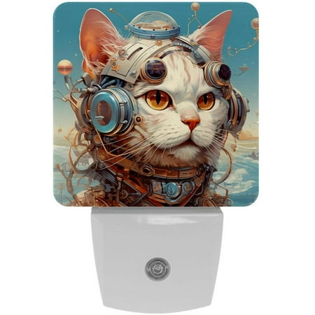 

Cats LED Square Night Lights - Small and Stylish Energy-Saving Lamps