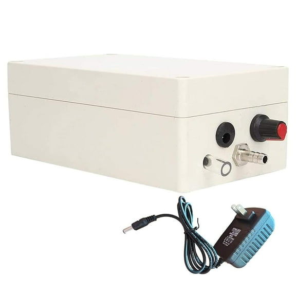 Vacuum Pump, 12V Electric Speed Adjustale Milking Machine Accessory Vacuum Pump, Anti-Corrosion Air Pulsator Milker Vacuum Pump for Donkey Sheep Cow Vacuum Pump Horse