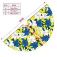 thumbnail image 3 of Sikiie Lilies Flowers 30-48 inches {designName} Print Christmas Tree Skirt Snowman Xmas Tree Skirt with Edge Christmas Decorations for Holiday Party48", 3 of 7