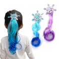thumbnail image 1 of Pinzas para el pelo con lazo degradado, tocado, coleta, cuerdas para el pelo, peluca colorida para bebé, coleta elástica, tocado para niños, 1 of 5