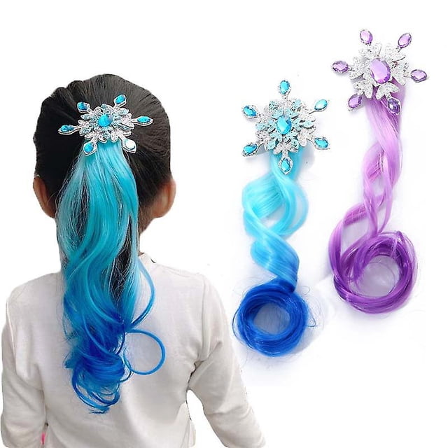 Pinzas para el pelo con lazo degradado, tocado, coleta, cuerdas para el pelo, peluca colorida para bebé, coleta elástica, tocado para niños