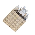 thumbnail image 1 of Naiovety Calendario de madera intrincadamente grabado para decoraciones de cuenta regresiva de Eid El calendario sirve como ambos Iluminación navideña, 1 of 6