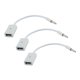 thumbnail image 1 of 3.5mm AUX Audio to USB 2.0 Cable Adapter Cord Car MP3 White 3 Pcs, 1 of 2