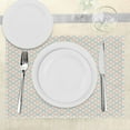 thumbnail image 3 of Ambesonne Floral Place Mats Set of 4, Pastel Color Motifs, Standard Size, Cream Salmon Pale Blue, 3 of 6