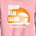 thumbnail image 2 of Instant Message - Hilton Head Island - Toddler & Youth Crewneck Fleece Sweatshirt, 2 of 5
