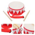 thumbnail image 4 of 1 Ensemble d'Instrument de Percussion Orff Jouet pour Enfants Tambour à Deux Faces, 4 of 9