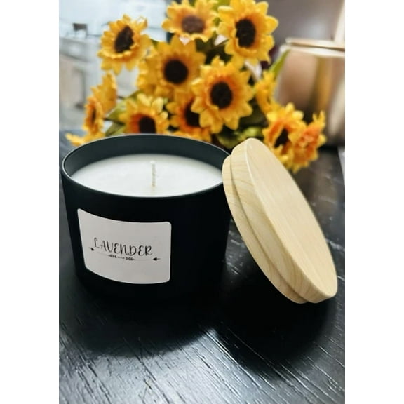 Home Made Lavender Scented Candle