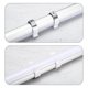 thumbnail image 5 of T10 U Clips Soporte para LED Luz Bombilla Montaje Soporte Inoxidable Acero Fluorescente Tubo Soporte Tubo Abrazaderas, Blanco Paquete de 8, 5 of 5