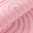 thumbnail image 2 of 5' x 7' Geometric Pink Area Rug Washable, Durable Non-Slip Indoor Carpet with Soft High-Low Pile, Fluffy Floor Rugs for Living Room, Bedroom, Home Office Décor, 2 of 9