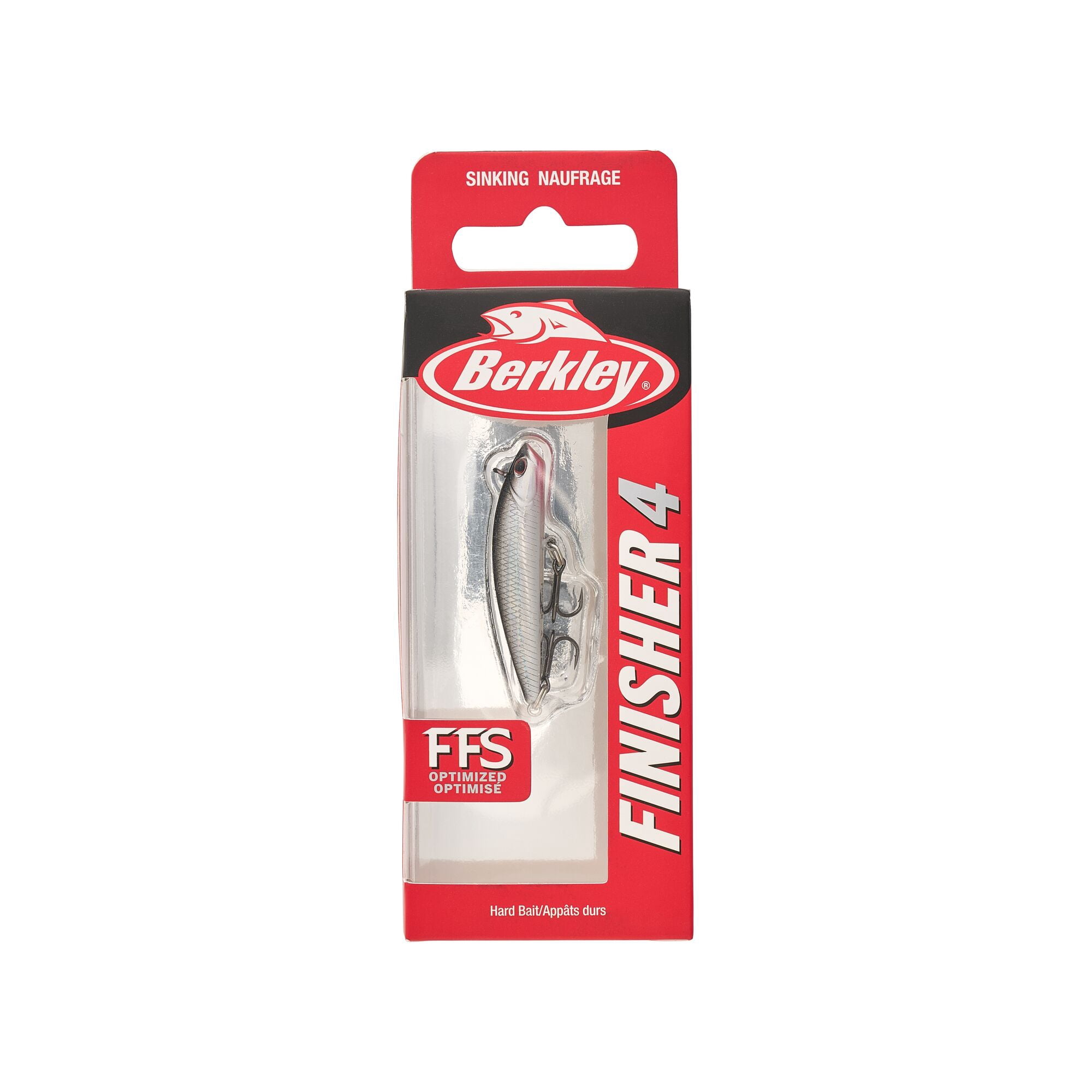 Berkley Finisher, 1.75 in, Glide Baits, Black Silver (1 Count)