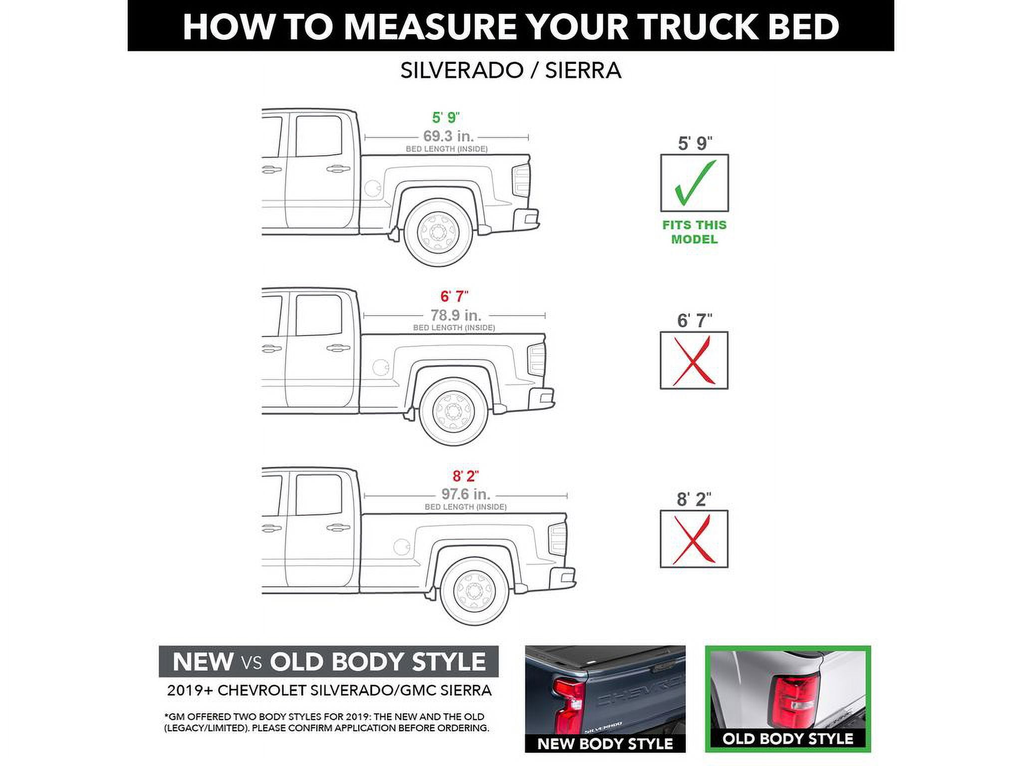ARE R12018LG7C Fits select: 2015,2018 CHEVROLET SILVERADO