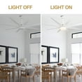 thumbnail image 6 of Chords Attic 65" Reversible 8-Blade Ceiling Fan with LED Lights and Remote Control, 6-Speed, Timer,&nbsp;3-Color, DC Motor, 6 of 11