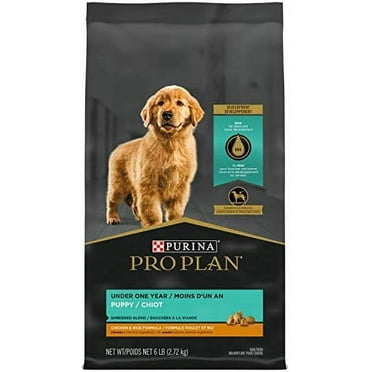 Purina Pro Plan High Protein Puppy Food Shredded Blend Chicken & Rice Formula - 6 lb. Bag