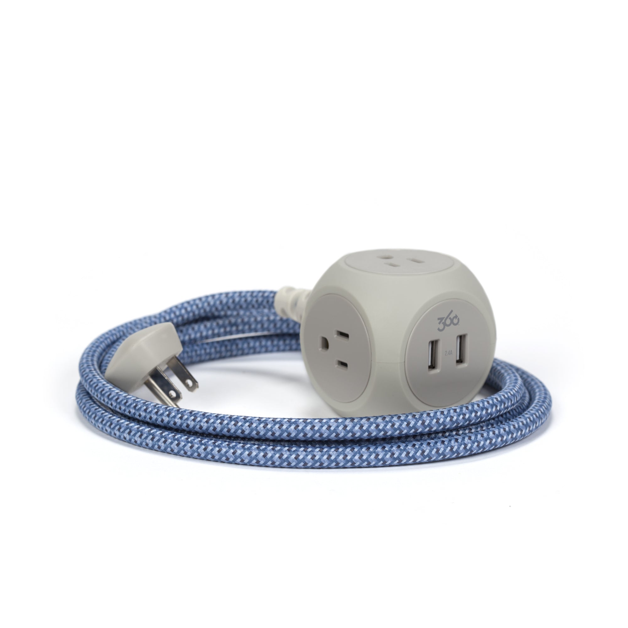 6' Habitat - 3 outlet + 2 USB | 2.4A