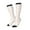 2 Black-1, variant on Women Crew Soft Moisture-wicking Socks Poodle Dog Pattern Design Cotton Socks, One Size fit All