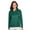 Sport-Forest, variant on Women's Zone Performance Long Sleeve Polo T-Shirt, 100% Polyester Casual Tee (Sport-Forest, XL)