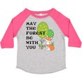 thumbnail image 3 of Inktastic May the Forest Be with You Cute Fox and Trees Boys or Girls Toddler T-Shirt, 3 of 5