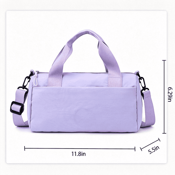 GASTROPOD Mini Gym Bag,Small Gym Tote Bag Sport Gym Bags for Womenmen,Overnight Bag for Women-Weekend Bags for Women Travel-Purple