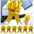 thumbnail image 4 of Paquete de 30 lazos de cinta grandes para decorar regalos de Navidad, ramos de flores, cestas de boda, tributos florales, fiesta de Navidad, decoración de pared (dorado) ER, 4 of 5