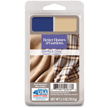 Better Homes & Gardens 2.5 oz Comfy Cozy Duo Scented Wax Melts