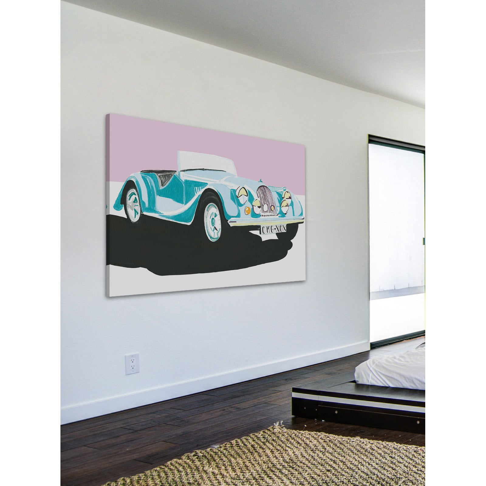 Marmont Hill "Dream Car" by Molly Rosner Painting Print on Wrapped Canvas