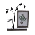 thumbnail image 4 of Marco de fotos Perfecl Soporte de exhibición decorativo Doble cara Florero de Vidrio Gris, 4 of 8