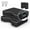 Black, variant on Stadium Seat Cushions Waterproof, Extra Thick 3.5" Portable Bleacher Seat Cushions, Indoor Outdoor Cushion for Sports Events