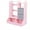 Pink, variant on Zzistar Kids Dress up Storage Rack with Mirror & Light, Kids Armoire Dresser Clothing Rack with Storage Bin and 2 Fabric Drawer