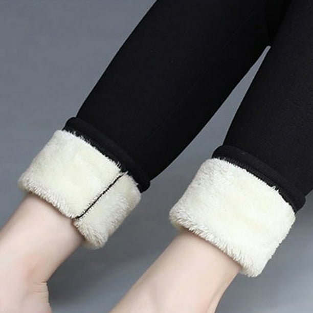 VALINK Fleece Lined Leggings High Waisted Winter Warm Comfortable Full  Length Slim Leggings For Women Girls 