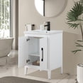 thumbnail image 3 of Vanity Art 24” Single Sink Bathroom Vanity Cabinet with Ceramic Countertop, 3 of 9