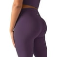 thumbnail image 6 of YITTY Active Women's UltraLuxe Kick Flare High Waist Legging, Athleisure, 4-Way-Stretch, Purple Mystique, 2X, Short | 30" Inseam, 6 of 8