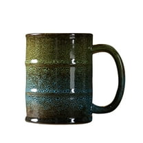 Ceramic Large Coffee Mug High-Value Pottery Cup with Unique Glaze and Handle Stylish Ins Style Drinking Water Cup for Tea Milk Office Home Decor Gift for Women Men