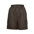 thumbnail image 5 of Dealovy Cargo Shorts for Women High Waist Casual Solid Color A-Line Hiking Shorts with Multi Pockets, 5 of 8