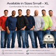 thumbnail image 4 of BILLIONHATS 36 Pack Mens Adult Crewneck Fleece Lined Pullover Sweatshirt Bulk, Wholesale Men Sweatshirts, Assorted Sizes Mixed, Homeless Shelter Donation, 4 of 7