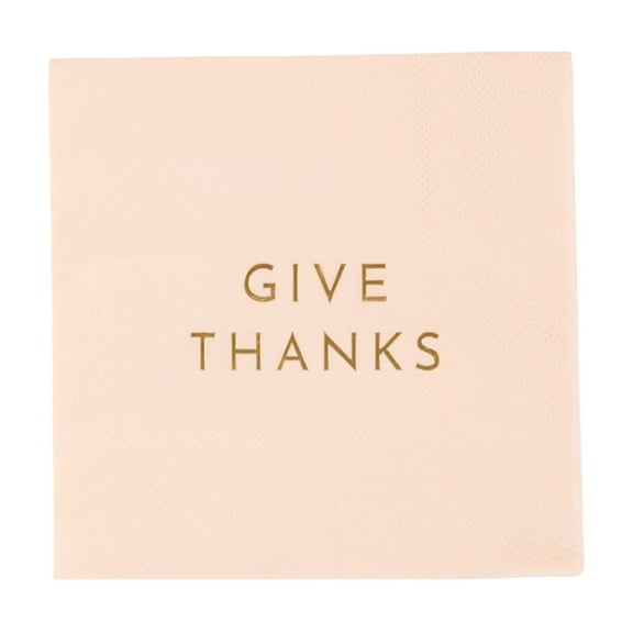 Give Thanks Cocktail Napkins - 20ct