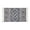 Scandinavian French Blue, variant on Chenille Stripe French Blue Printed Hand-Loomed Shag Rug 2x3 Ft