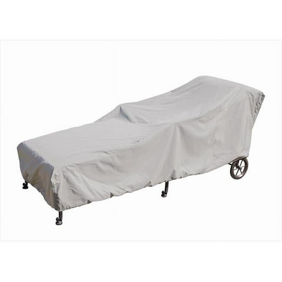 SimplyShade 80 in. Small Chaise Lounge Cover  Grey
