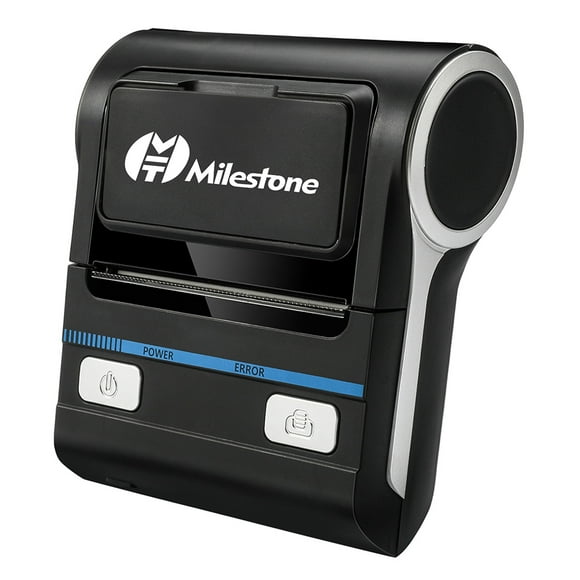 Milestone Milestone MHT-P8001 Portable 80mm Imprimante Thermique Bt + Usb Connexion Bi-Mode Intégré Rechargeable Prise de Batterie au Lithium