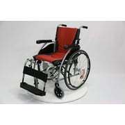 Karman S-125 Ergonomic Ultra Lightweight Manual Wheelchair, Pearl Silver, 18" Seat Width