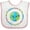 White and Pink, variant on Inktastic Peace Love Earth Boys or Girls Baby Bib