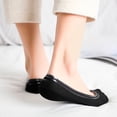 thumbnail image 4 of Tnobhg 3 Pairs High Heels Invisible Socks Low-cut Sallow Thin Solid Color High Elasticity Anti-slip Silicone Sweat-absorption Anti-shrink Short Boat Socks, 4 of 8