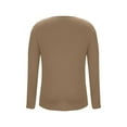 thumbnail image 6 of ShiShine Maternity's Shirt Long Sleeve Basic Top Ruch Sides Bodycon Tshirt for Pregnant Women, 6 of 7