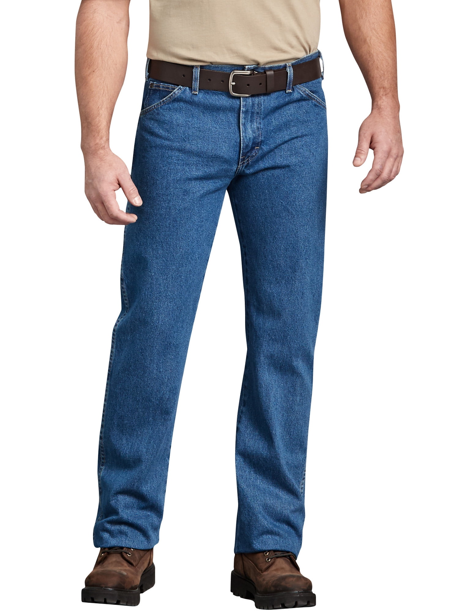 Men's Regular Fit 6 Pocket Jean with Multi Use Pocket - Walmart.com
