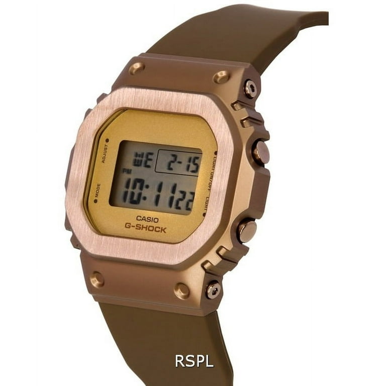 Casio G-Shock Digital Metal Clad Bronze Dial Quartz GM-S5600BR-5