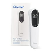 Berrcom Non-Contact Forehead Thermometer New Dual Probe Technology Contactless Thermometer for Adults and Kids with LED Display and Gentle Vibration Alert