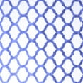 thumbnail image 1 of Ahgly Company Indoor Square Trellis Blue Contemporary Area Rugs, 7' Square, 1 of 4