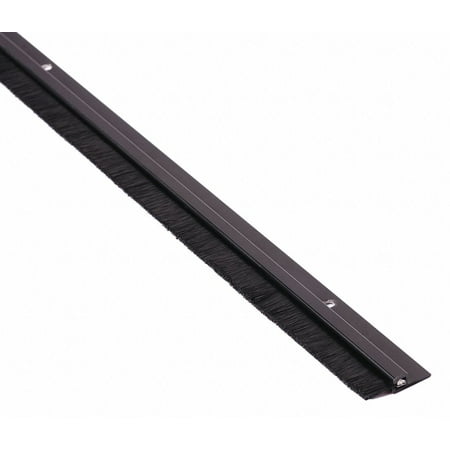 

National Guard Door Sweep 4 ft. Aluminum Nylon Brush B606DKB-48