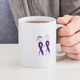 thumbnail image 6 of CafePress - Alzheimers Ribbon Body Mugs - 11 oz Ceramic Mug - Novelty Coffee Tea Cup, 6 of 6