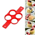 thumbnail image 4 of Appareil à Omelette à 4 Trous Multifonction, Moule à Crêpes à 7 Maillons Rond Étoile Cœur, Moules de Cuisson pour Déjeuner, 4 of 6
